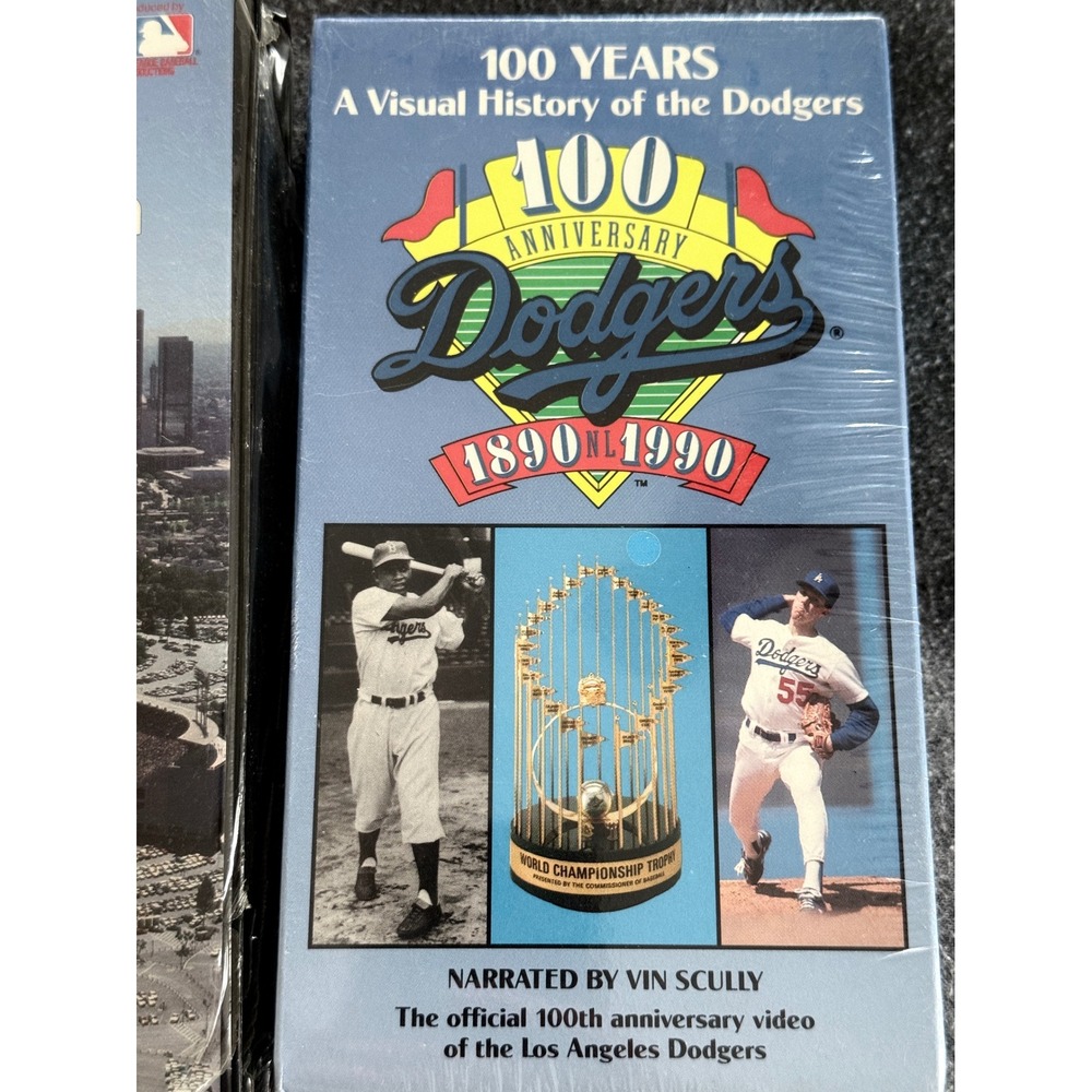 Los Angeles Dodgers VHS Lot Dodger Stadium First 25 Years 100 Years History LA - Picture 3 of 9